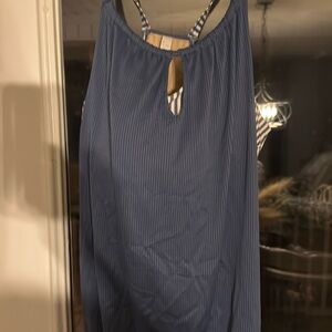 Tankini with under wire and matching swim bottom